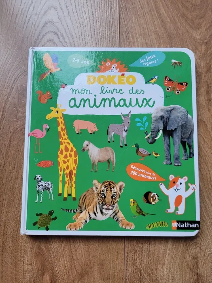 Dookeo livre des animaux 2-5 ans
