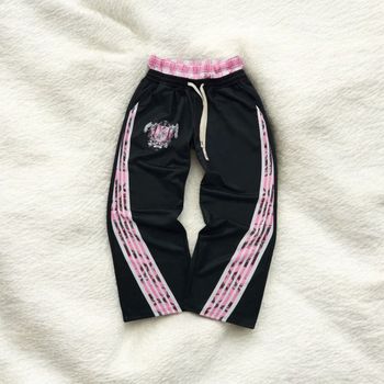 Jogging Y2K streetwear Oversize Double ceinture 