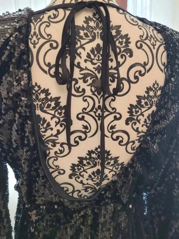 Robe de soirée midi noire 38 - photo numéro 8