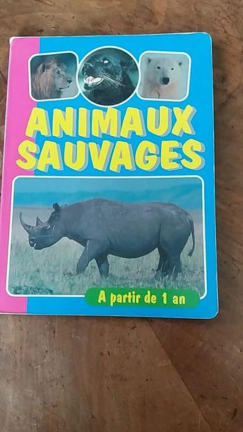 Livre les animaux sauvages