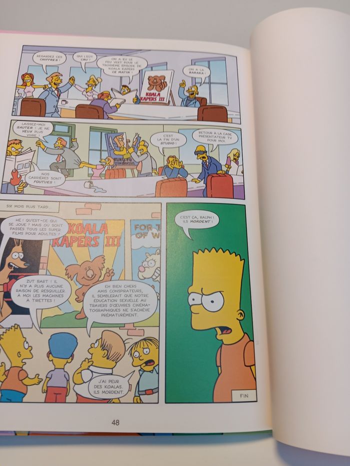 Livre Bande dessinée les Simpson Bart prince de la farce - photo numéro 7