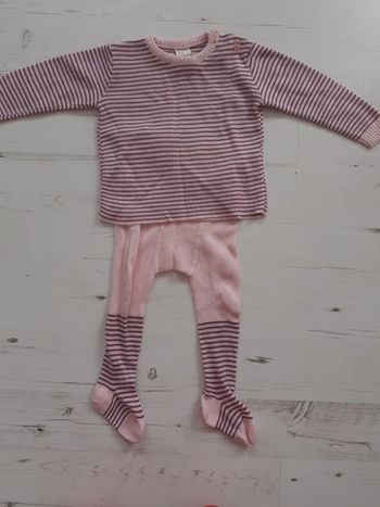 Ensemble Absorba fille rose 12 mois