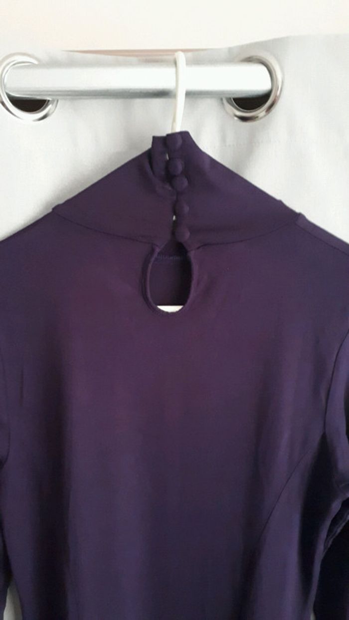 Robe pull mauve H&M 34-36 - photo numéro 3