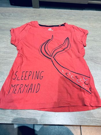 Tee-shirts manches courtes corail 10 ans 