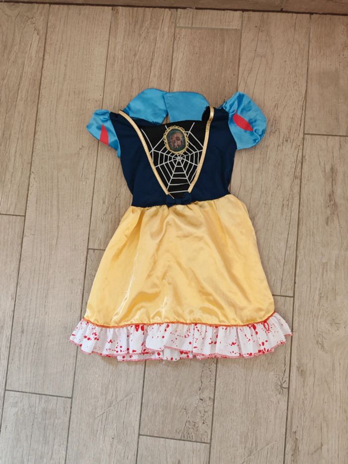 Robe de Blanche-Neige version halloween 4/6 ans