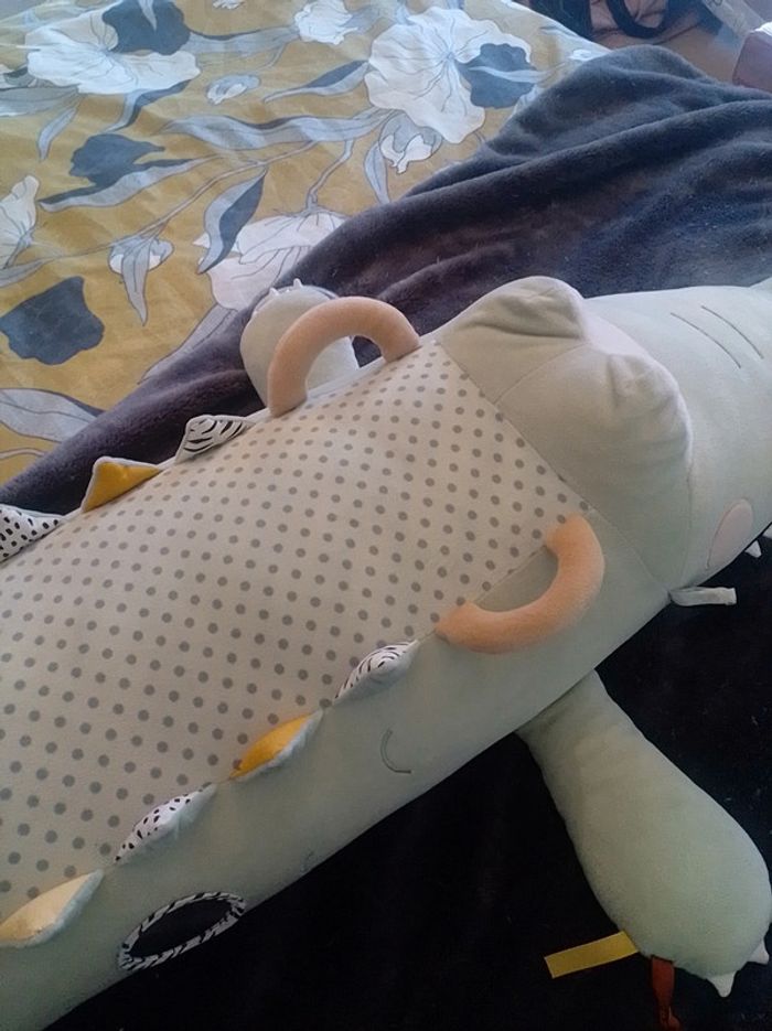 Crocodile peluche d'éveil - photo numéro 4