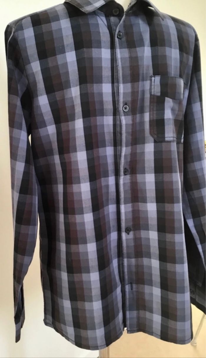 Chemise à carreaux Kiabi - photo numéro 3