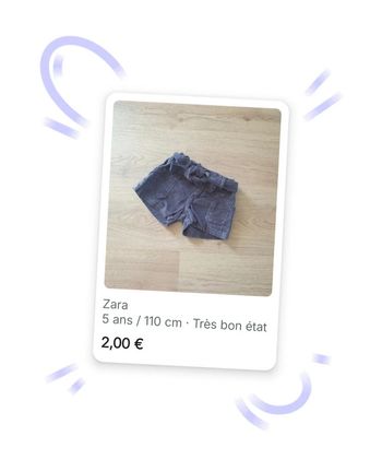 🩷 Short 5 ans Zara #emyfleury_5ansfille