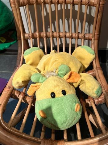 Gros doudou vintage  souple vache