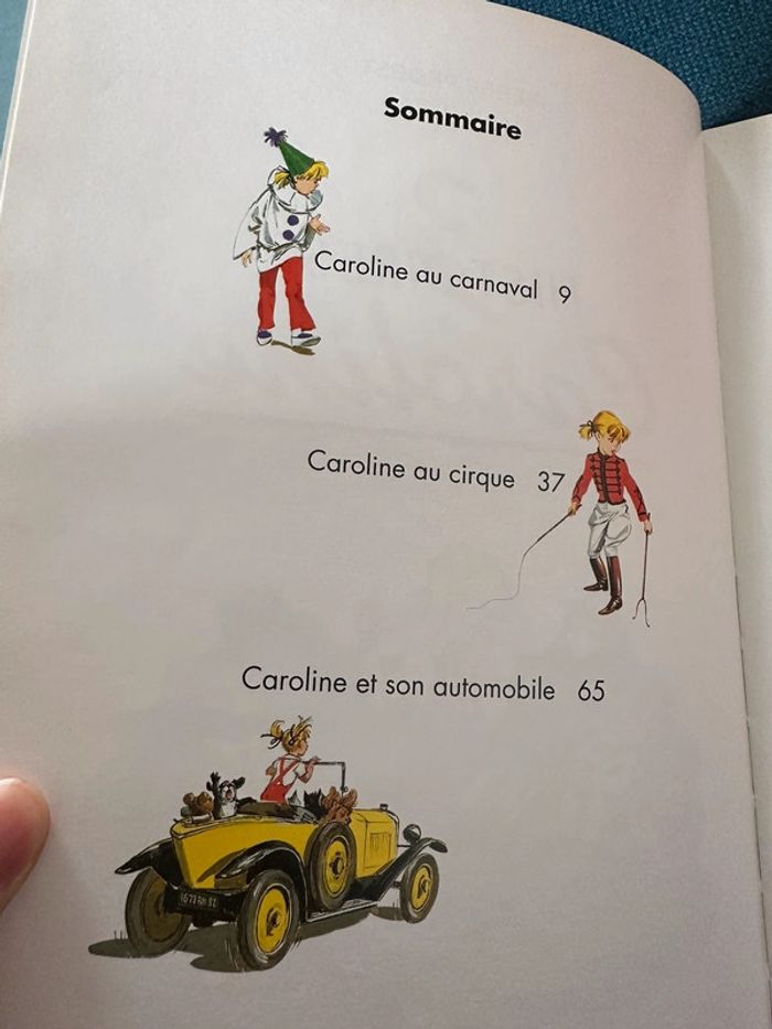 Livre vintage 3 histoires de Caroline album bd Pierre Probst ancien collection - photo numéro 3