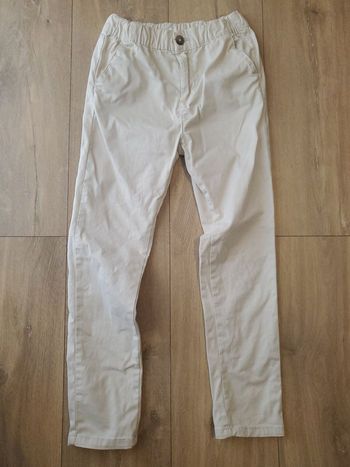 Pantalon chinois Orchestra créme 8 ans