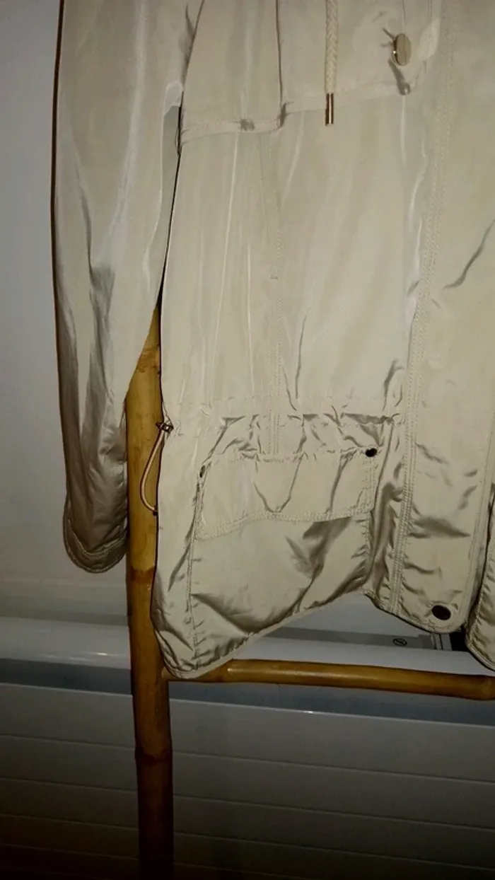 Veste coupe vent beige Promod - photo numéro 2