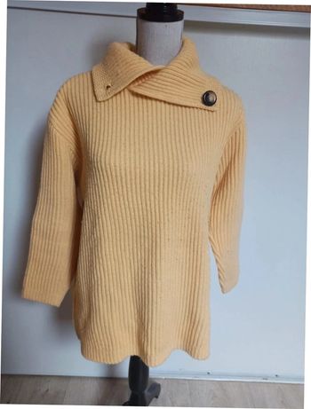 Pull laine T42 maille en plus