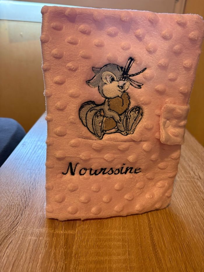 Protège carnet lapin