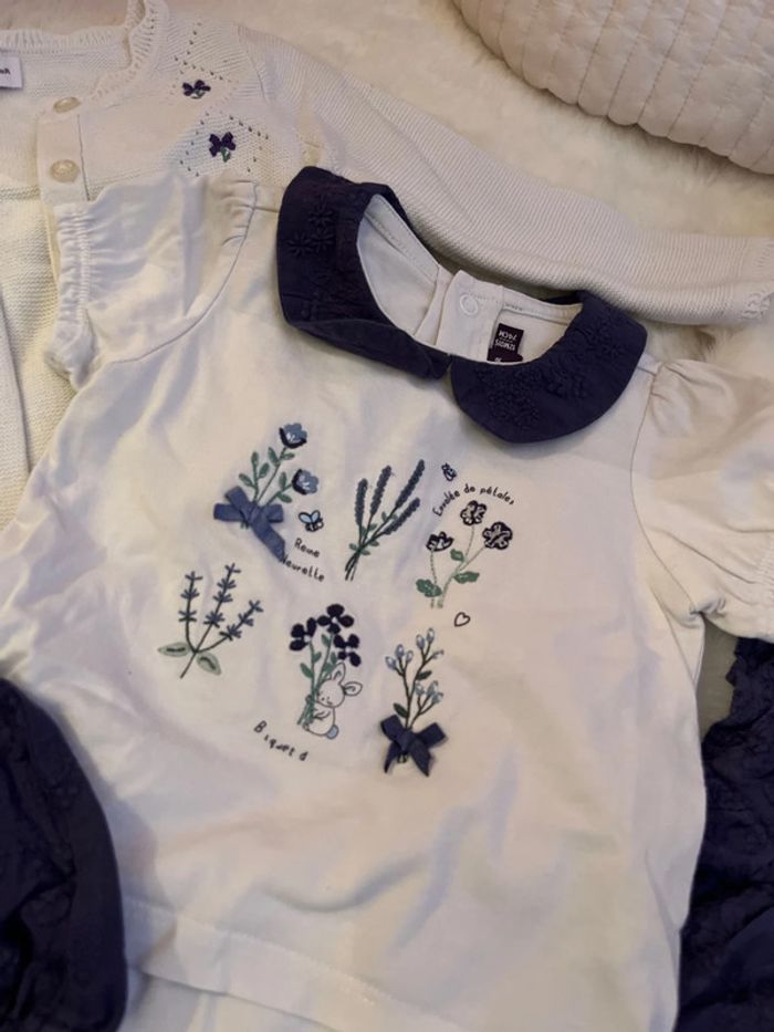 Ensemble marine broderie anglaise - photo numéro 4