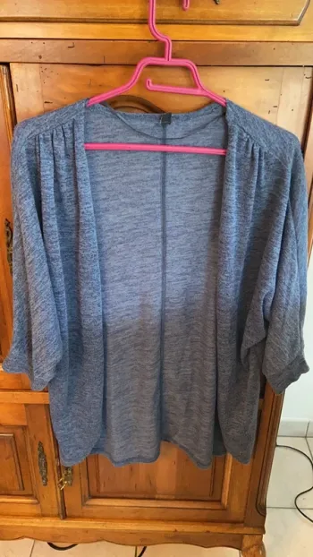 Gilet manque 3/4 bleu Pimkie