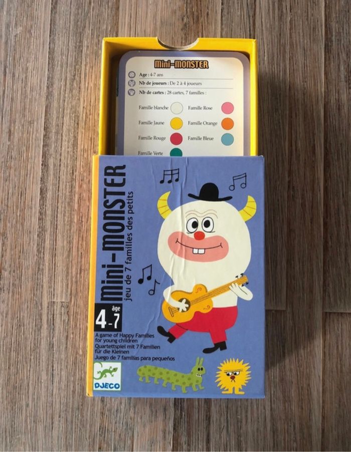 Jeu des 7 familles Mini Monster - photo numéro 3