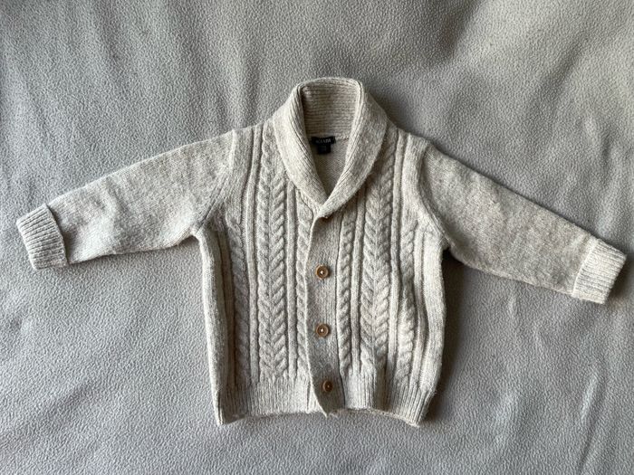 Ensemble 3 pièces cargo avec chemise et son pull torsadé - photo numéro 9