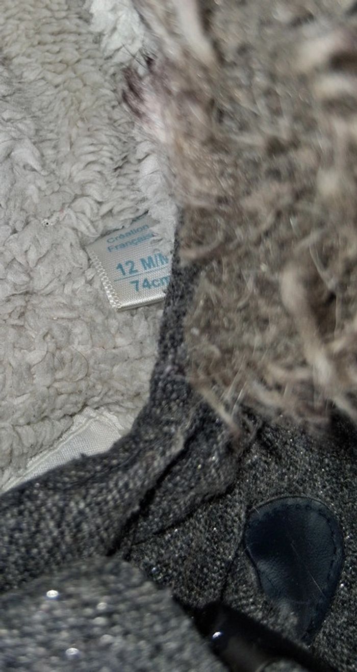 Manteau bébé Obaïbi taille 12 mois - photo numéro 4