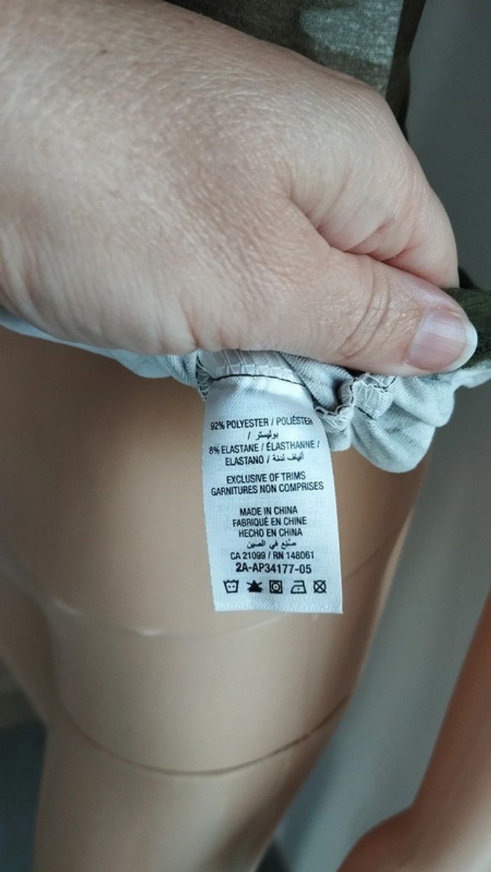 Débardeur camouflage taille m femme - photo numéro 7