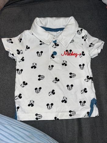 Chemise manche courte mickey