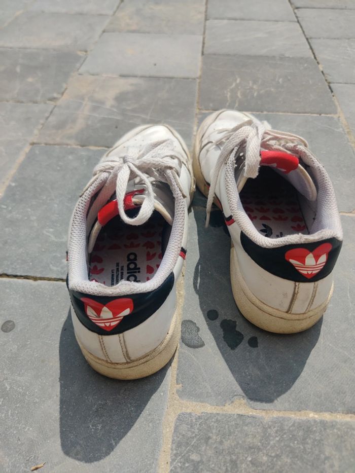 Baskets adidas blanches continental 80 - photo numéro 3