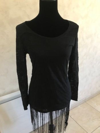 T-shirt manches longues noir T.XL