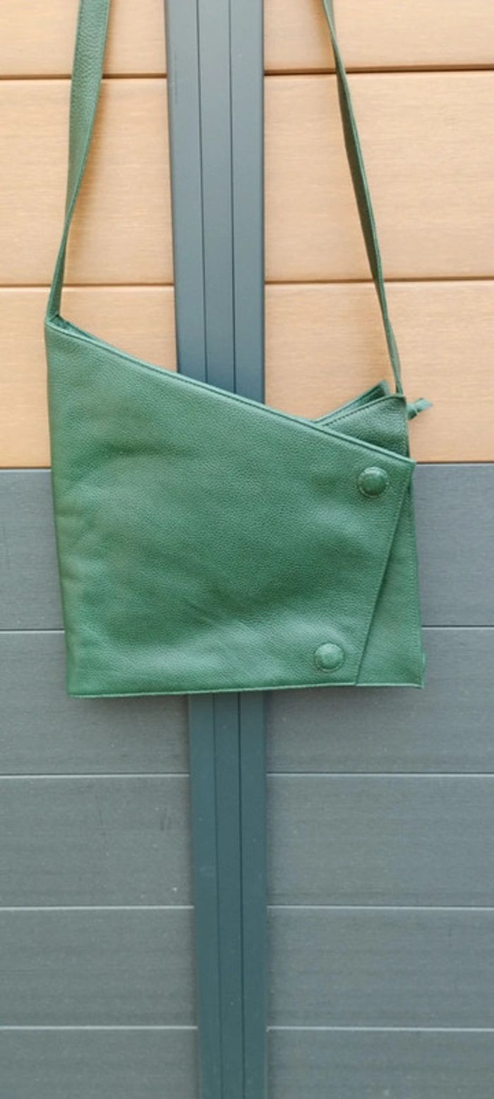 Sac bandoulière en cuir S.Cazenave - photo numéro 3