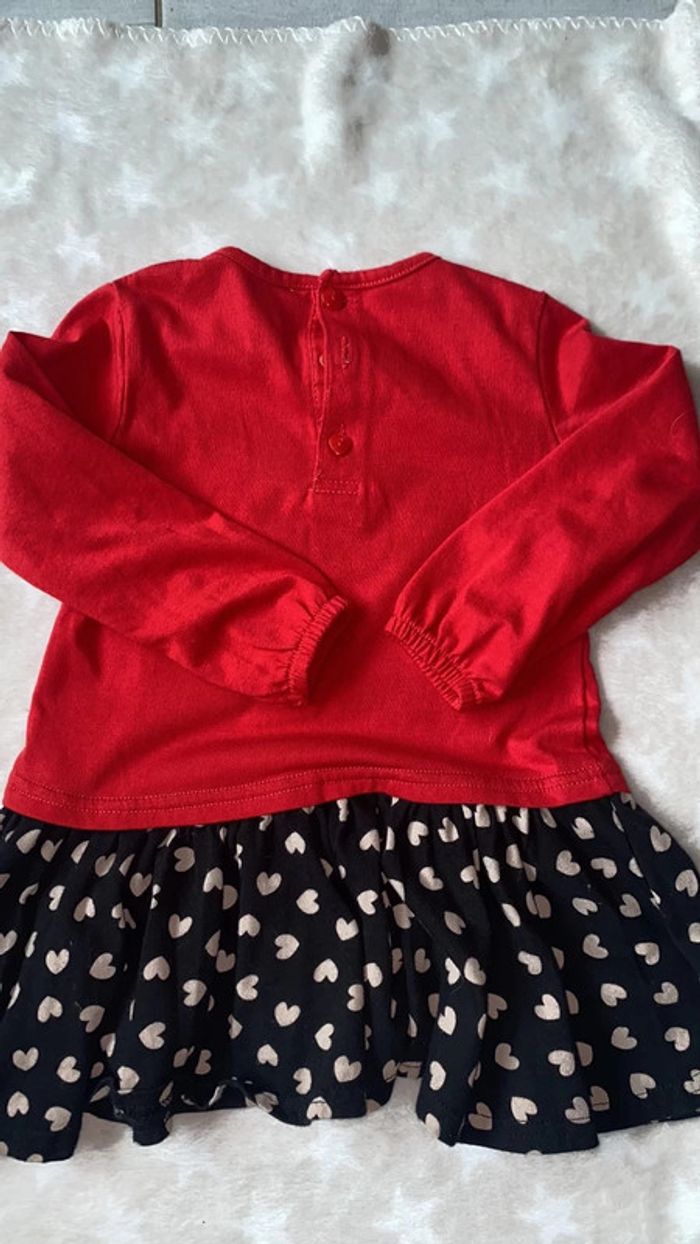 Robe manches longues bicolore - photo numéro 4