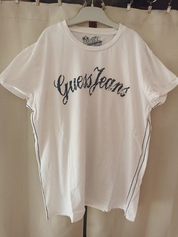 Tee Shirt manches courtes garçon 16 ans Guess Jeans 