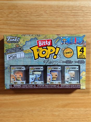 Boîte 4 Bitty Pop! - One Piece (Nami, Arlong, Nojiko, Smoker)