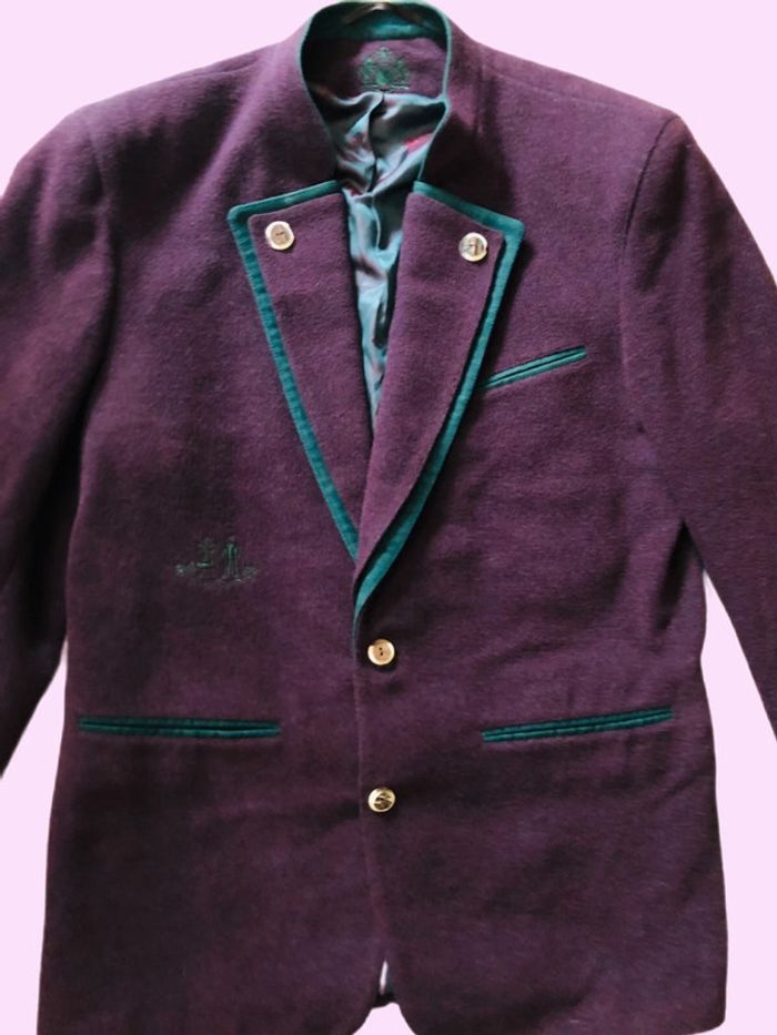 🇦🇹Blazer vintage autrichien en laine Distler wool tyrolean trachten blazer🇦🇹 - photo numéro 5