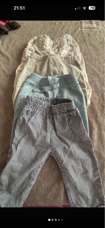 Lot de 4 pantalons 