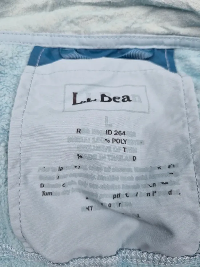 Doudoune L.L. Bean bleue doublée – Taille L Femme (mesures en photos) - photo numéro 9