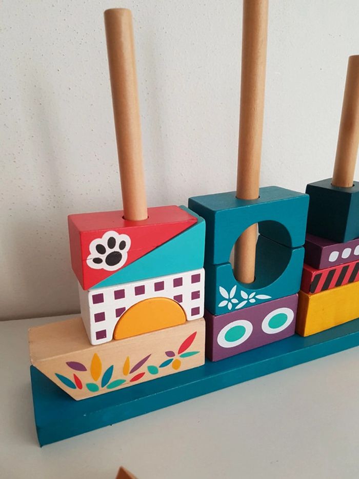 Bateau 3D en bois Okoia, arche de Noé à empiler - photo numéro 13