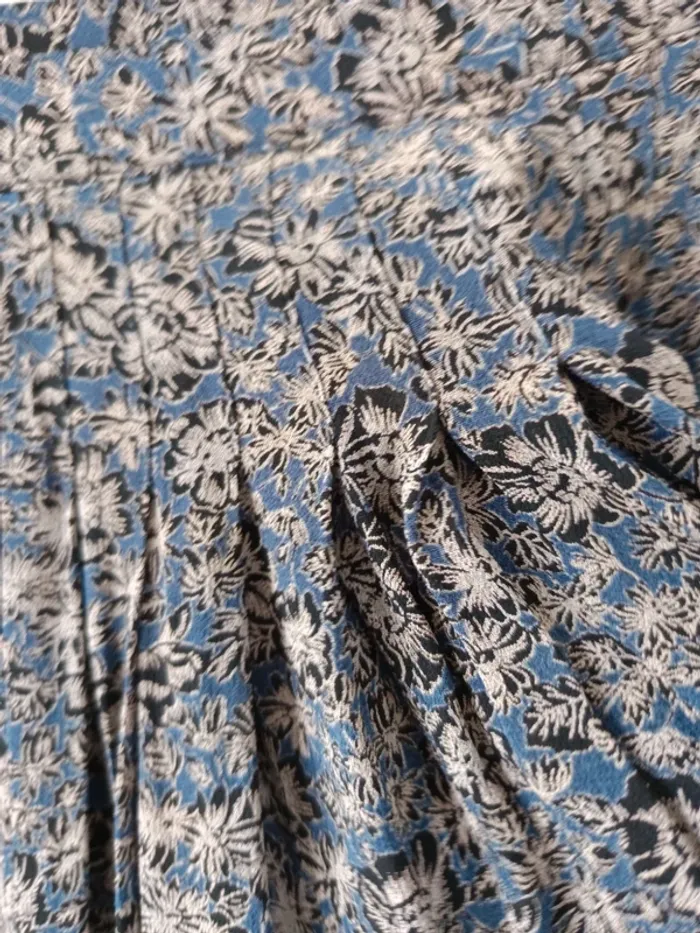 Superbe Jupe plissée Irene Van Ryb vintage, 100% viscose - photo numéro 3