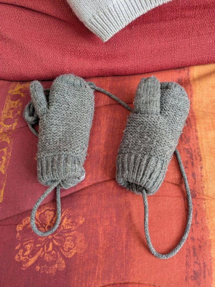 Cagoule et moufles 18-24 mois garçon - photo numéro 2