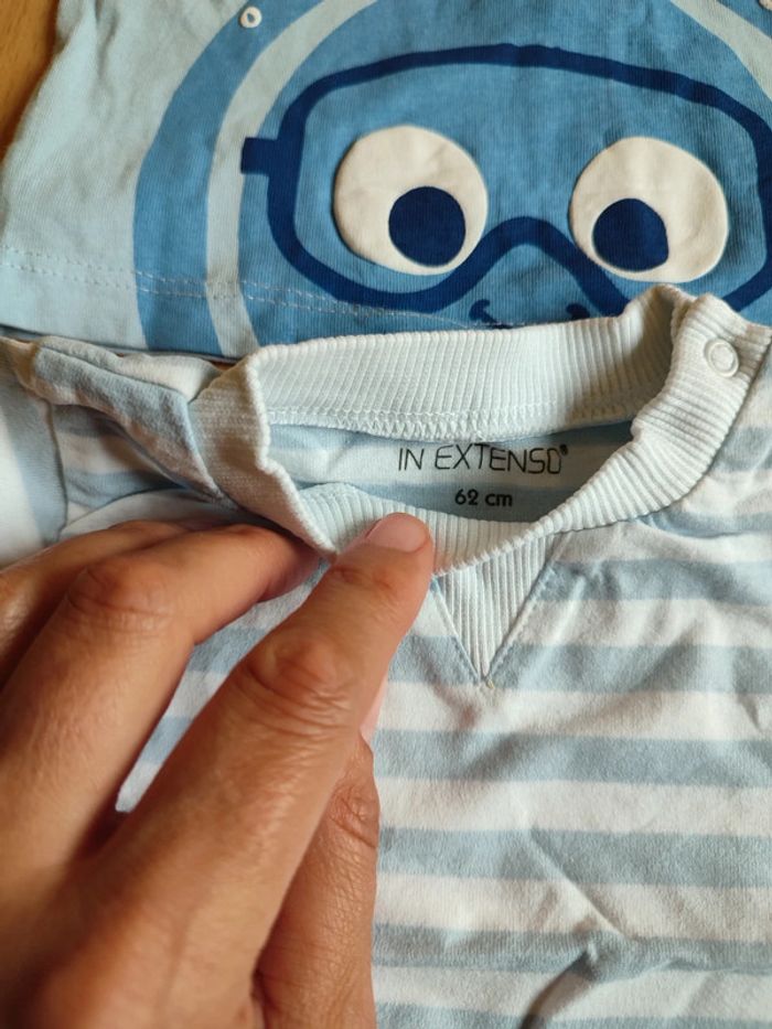 Lot de 4 t-shirts + 1 débardeur en 3 M - photo numéro 4