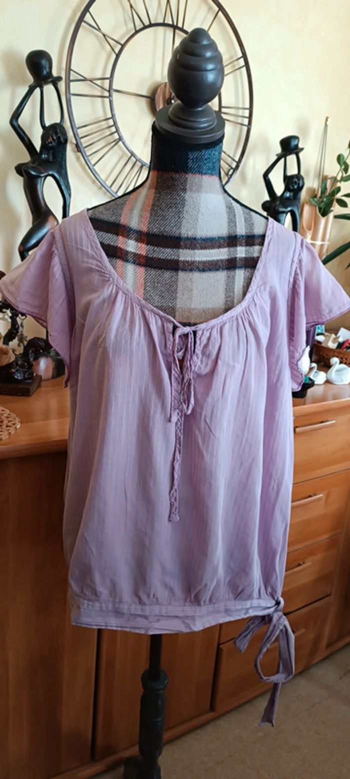 Blouse lilas
