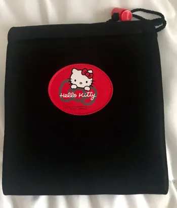 Grande pochette hello kitty noire