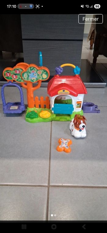 La niche à surprise tut tut animaux 