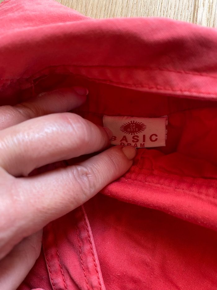 Salopette en jean corail DPAM – 24 mois - photo numéro 2