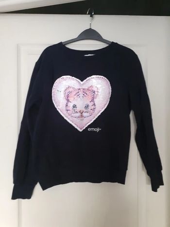 Sweat fille 12 ans emoji