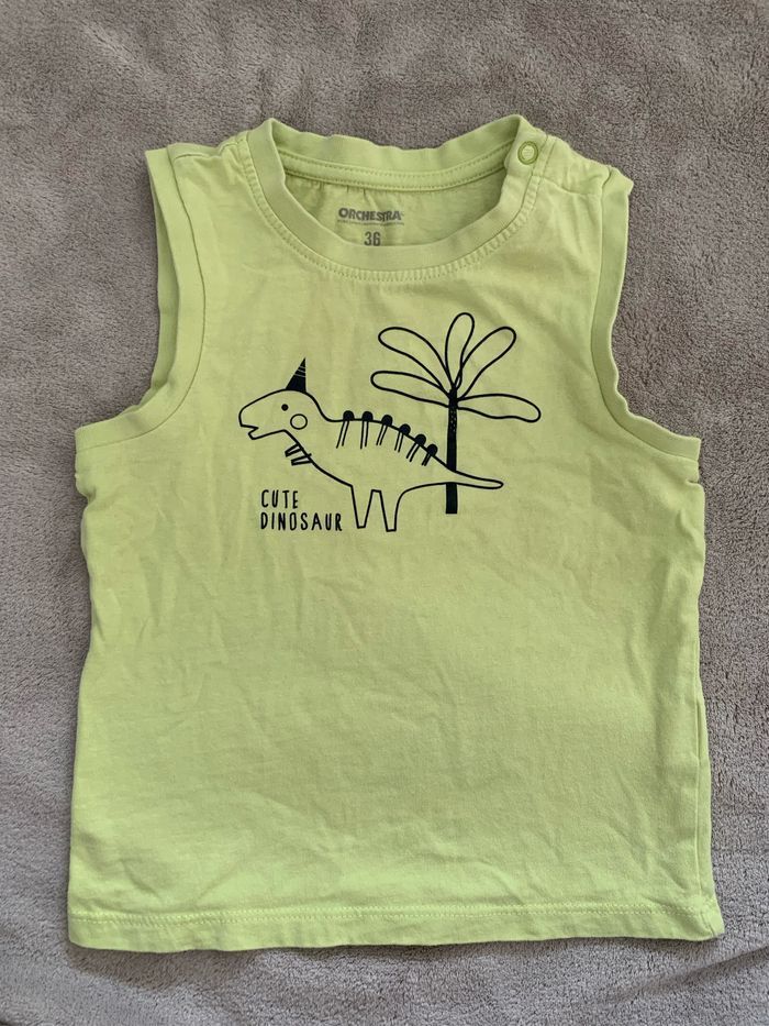 Lot de 7 t-shirt MC et 4 débardeurs 36 mois - photo numéro 2