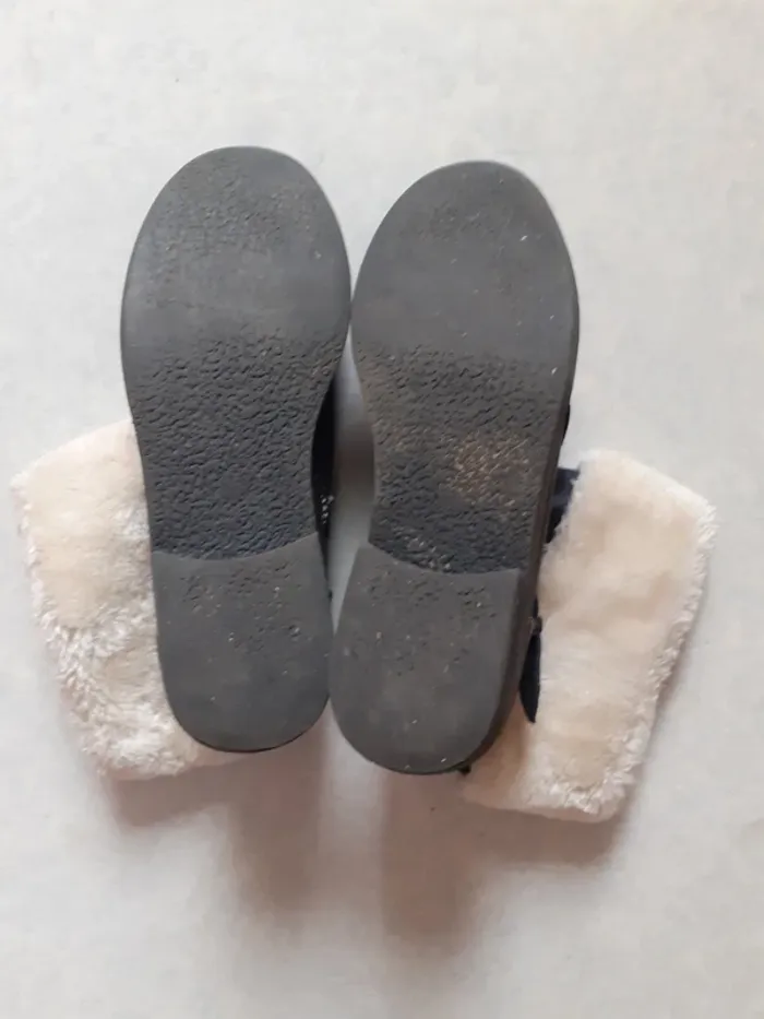Bottines noires avec fourrure - photo numéro 7