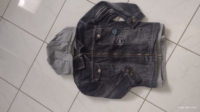 Veste en jean doublé