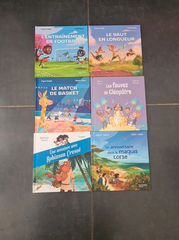 6 livres enfants
