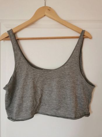 Top gris zara