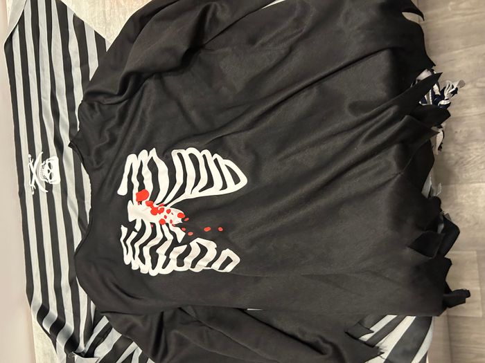 déguisement garçon pirate squelette taille 7-10 ans - photo numéro 2