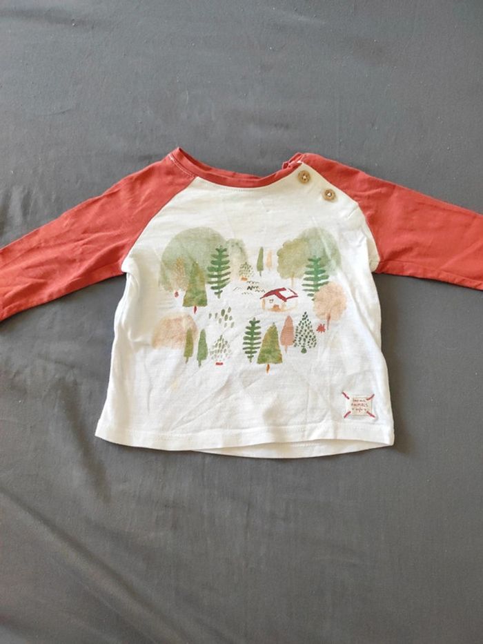 T-shirt manches longues 3 mois Tex baby